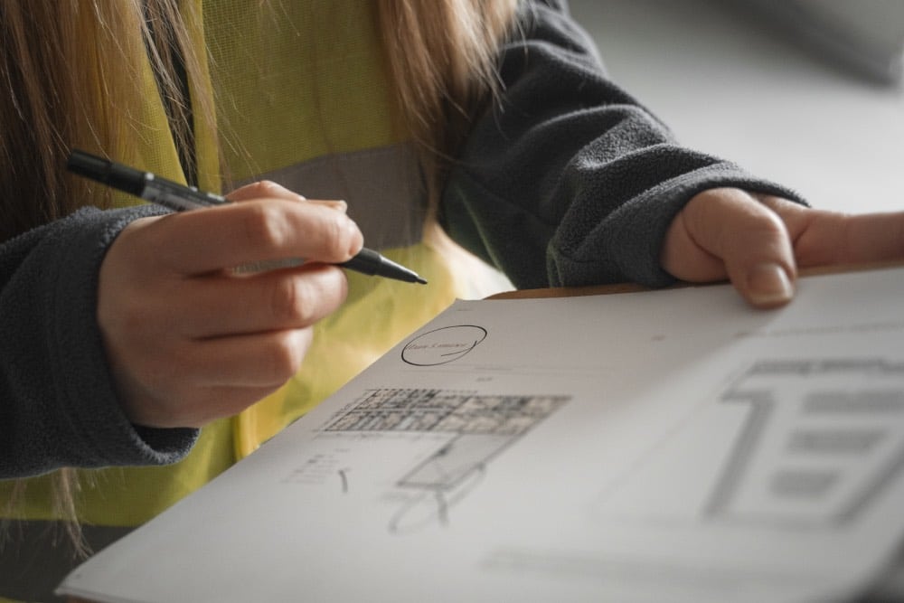 Замер помещения для лестницы