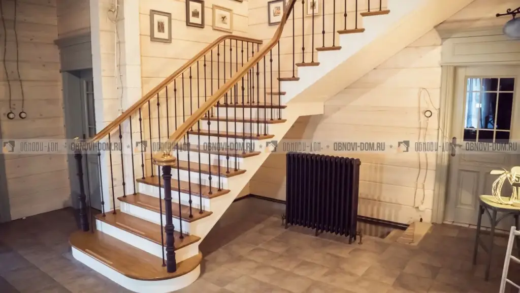 Отделка лестницы