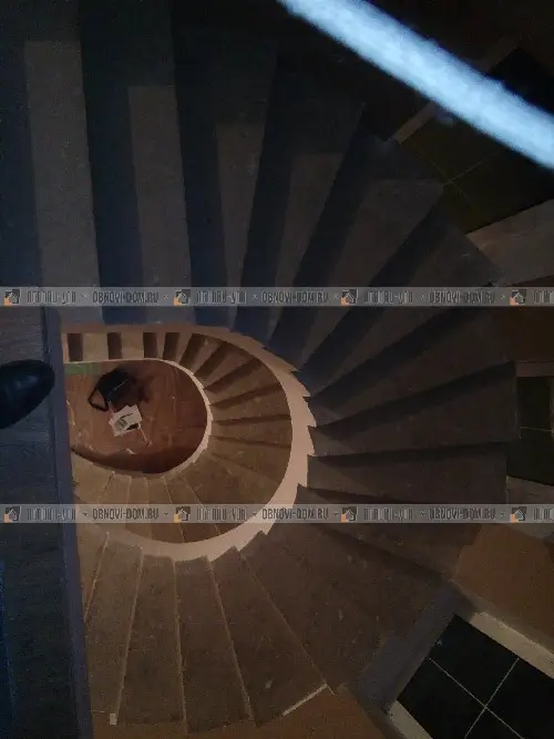 Бетонная винтовая лестницы