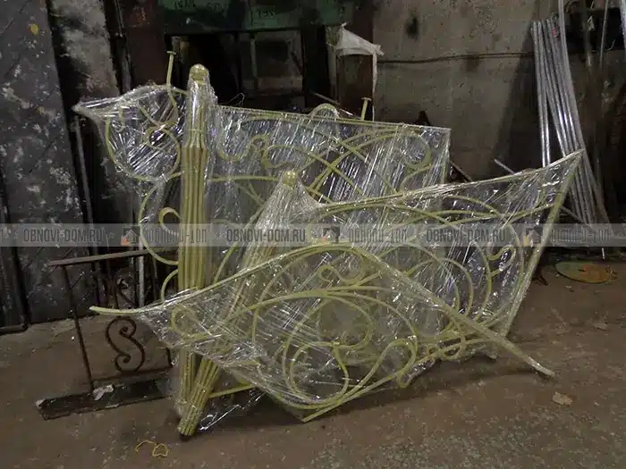 Ограждение для кованой лестницы